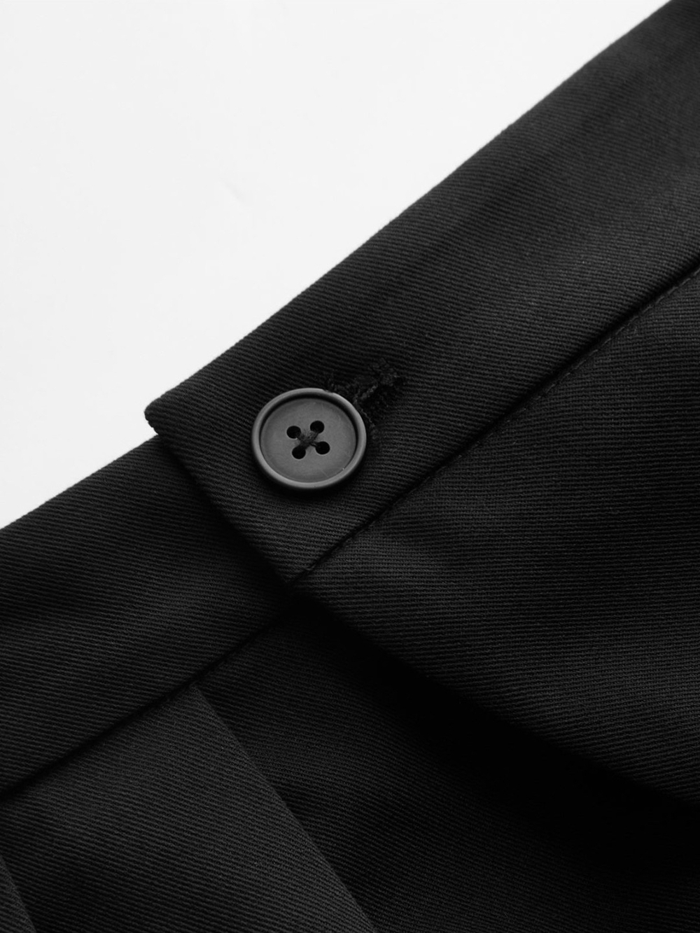 Commense Black Wide-Leg Balloon Wrap Overlay Pants - Picture 10 of 12